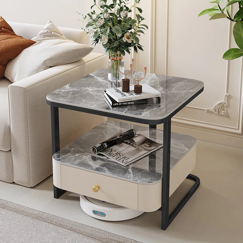 Console Luxury Coffee Table Living Room Aesthetic Minimalist Side Modern Organizer Designer Center Couchtisch Home Furniture