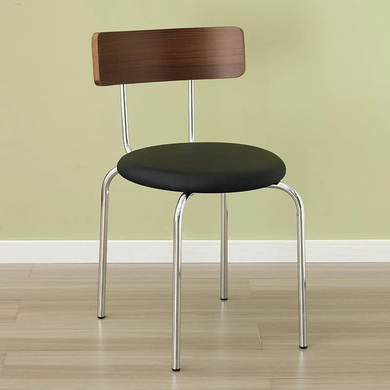 Trendy European Dining Chairs White Nordic Metal Office Dining Chairs Modern Luxury Muebles Para El Hogar Home Furniture
