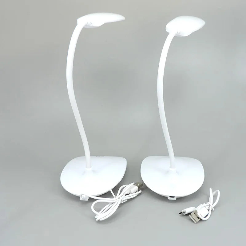 USB Charging Plug-In Mini LED Desk Lamp Reading Book Light Eye-Protection Children Study Table Lamp Night Light