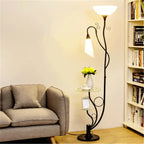 Nordic Modern Floor Lamp LED Flower Tea Table Floor Lamps for Living Room Bedroom Study Desk Lamp Home Decor Standing Lights E27