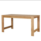 Red Oak Study Desk Wind Log Solid Wood Dining Table Computer Desk Household Small Apartment Desk