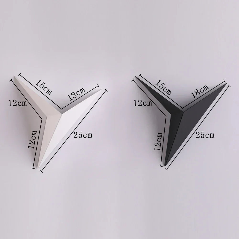 Modern Minimalist Triangle Shape LED Wall Lamps Nordic Style Indoor Living Room Lights 3W AC85-265V Simple Lighting
