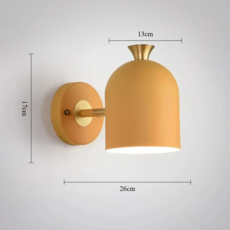 Nordic Minimalist Modern Children'S Room Bedroom Wall Lamp Creative Bedside Lamp Living Room Wall Stair Lamp