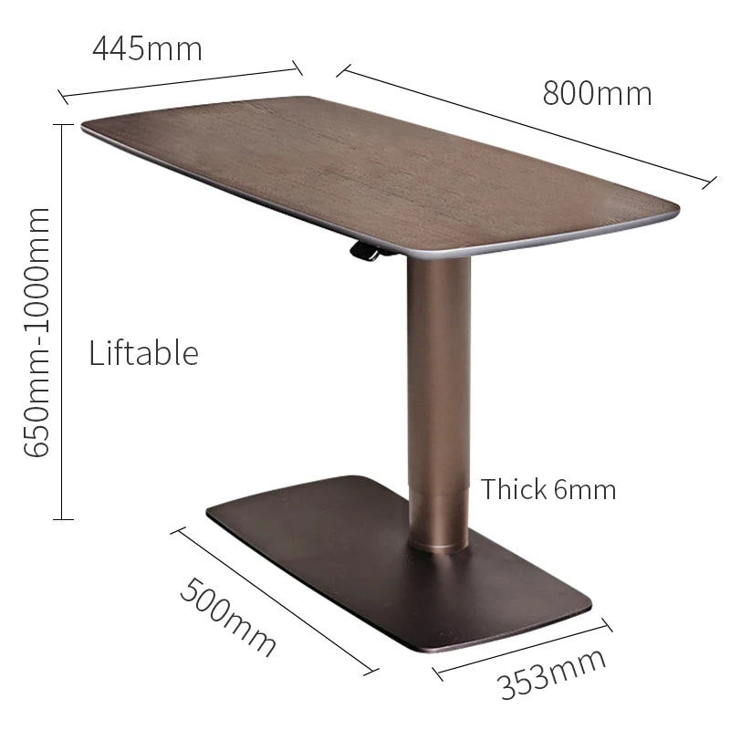 Multifunction Ceramic or Wooden Top Lift Top Coffee Table Computer Table Height Adjustable Study Desk Table
