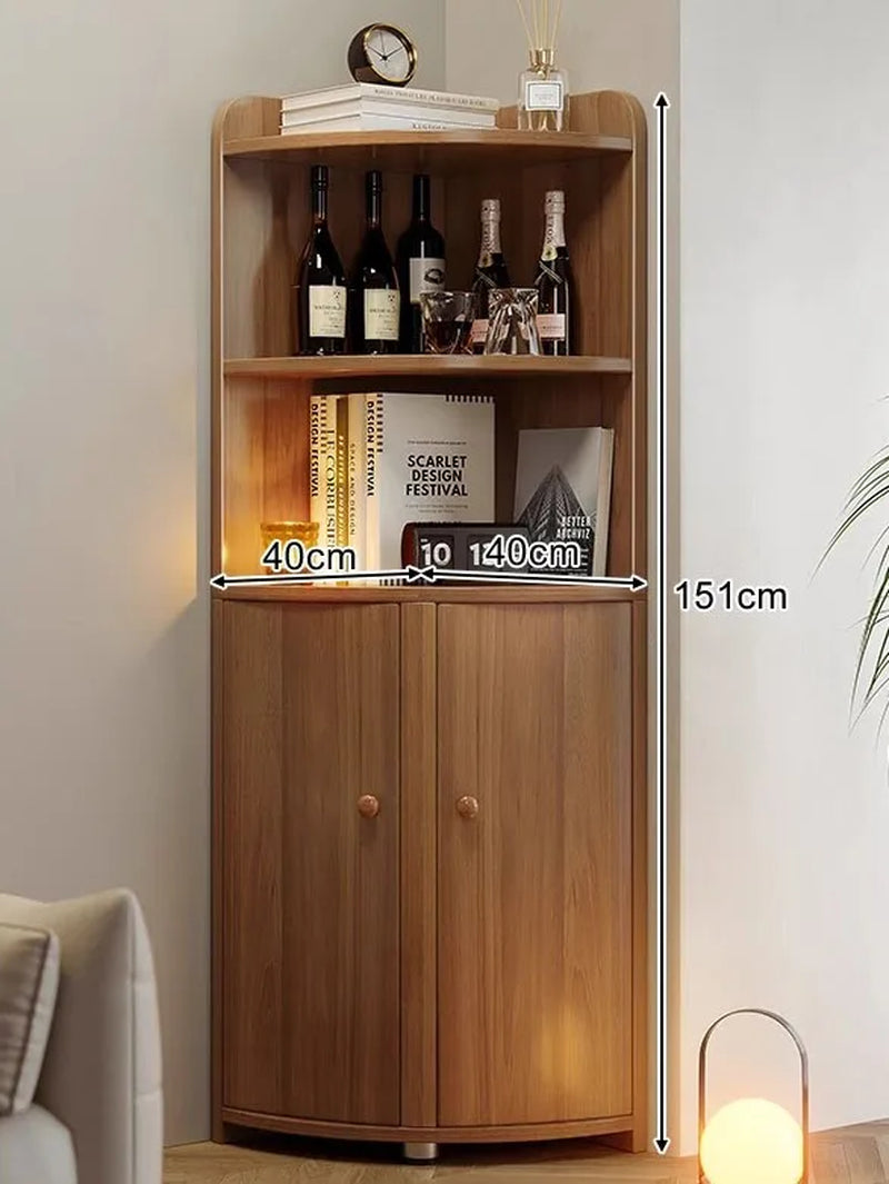 Living Room Wall Corner Cabinet Triangle Shelf against Wall Home Storage Organizer Corner Living Room Wall Shelf