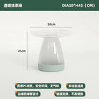 Nordic Bedside Table Simple Modern Bedroom Home Storage Simple Bedside Tables Creative round Leisure Small Coffee Tables