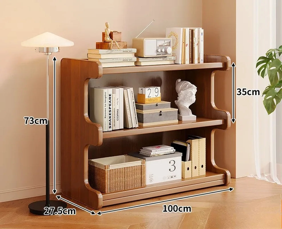 Bookshelf Shelf Floor-To-Ceiling Bookcase Simple Living Room Locker Integrated Wall Multi-Layer Home Storage Display Cabinet