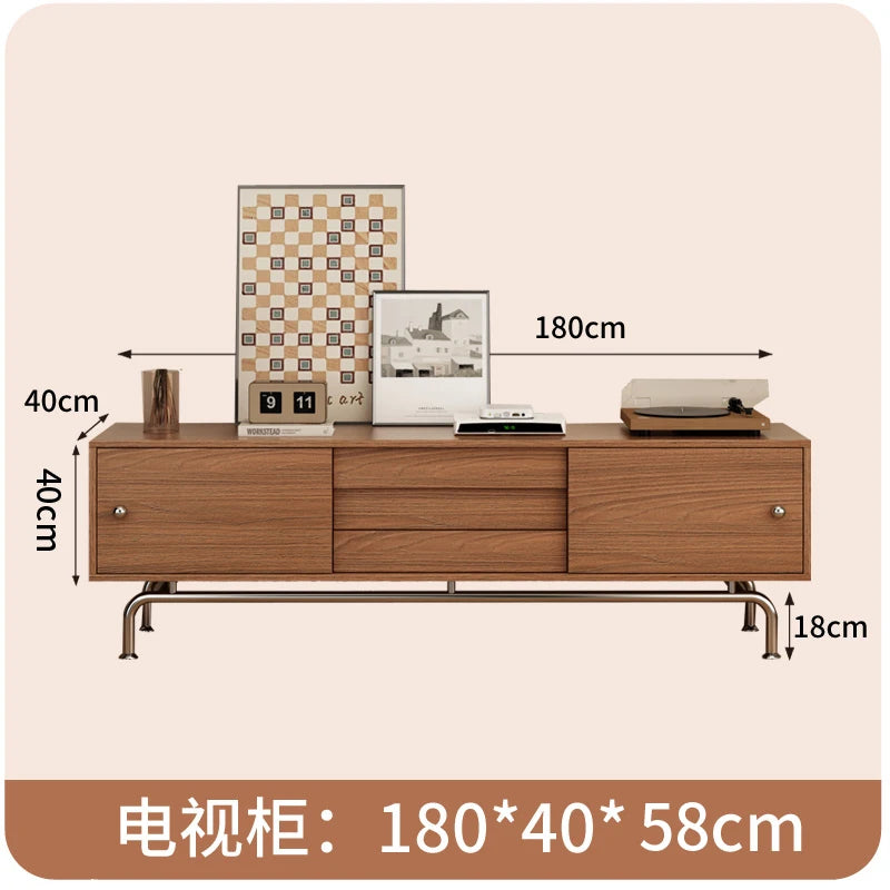Modern Simple Tv Console Cabinet Elegant Style Personality Simple Tv Stands Boho Decoration Fernsehschrank Living Room Furniture