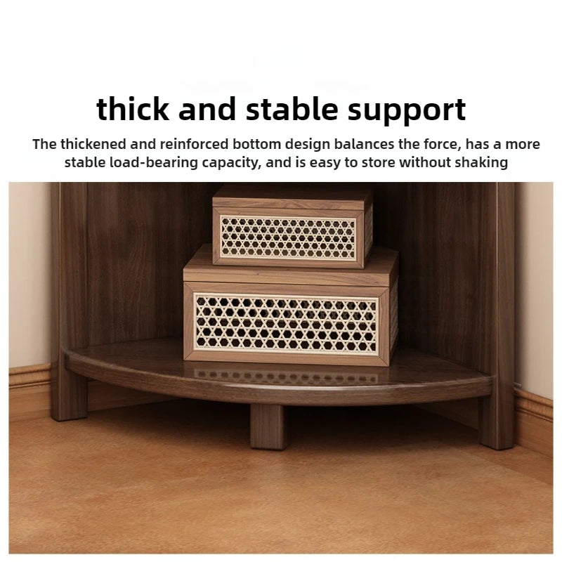 Corner Rack Multi-Layer Triangular Storage Shelf Living Room Floor-To-Wall Cabinet Kitchen Corner Tripod
