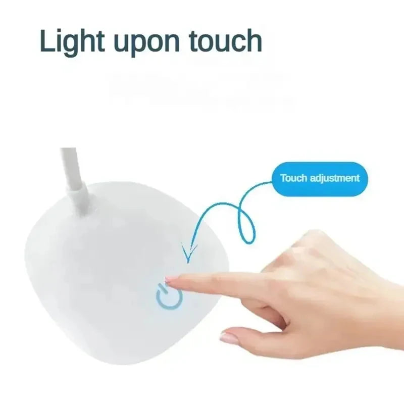 New-Led Reading Desk Lamp Portable Desk Lamp USB Charging Table Light Touch Dimming Learn Eye Protection Light Room Office