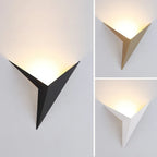 Modern Minimalist Triangle Shape LED Wall Lamps Nordic Style Indoor Living Room Lights 3W AC85-265V Simple Lighting