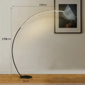 2025 Nordic LED Art Floor Lamps Home Indoor Living Room Black White Floor Lights Dimmable Remote RGB Bedroom Foyer Decor Corner