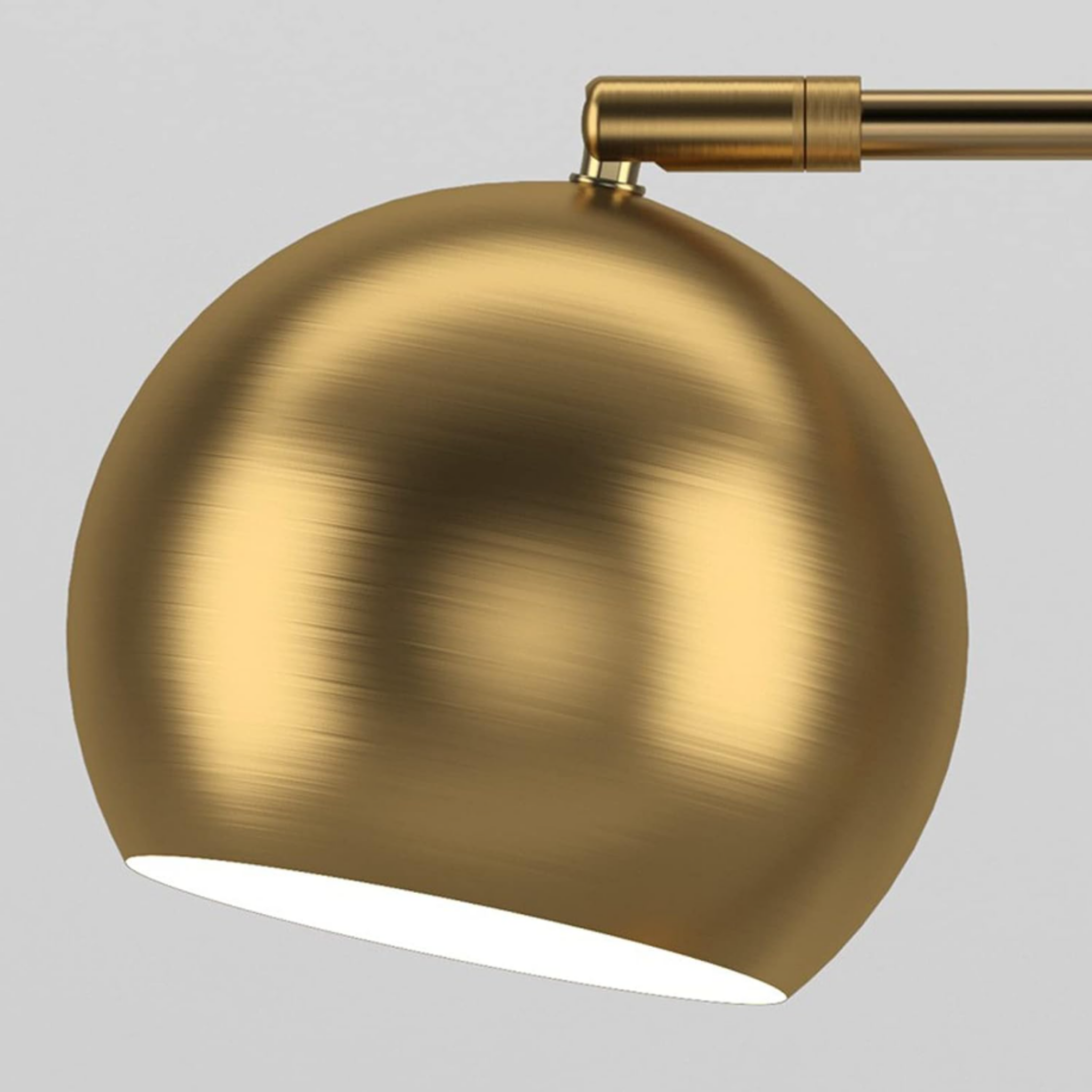 Close-up of the lamp shade
