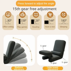 Adjustable tatami sofa chair configuration