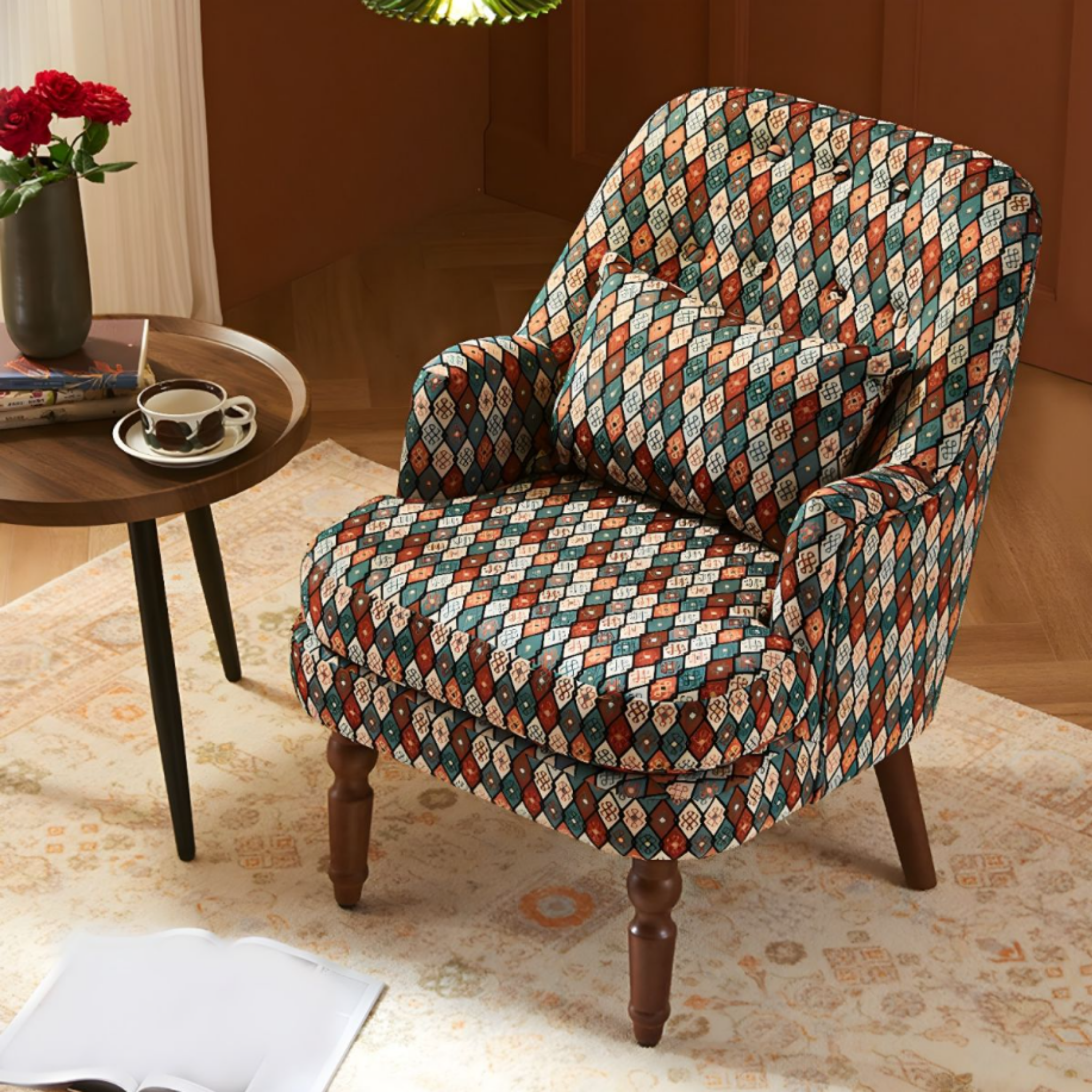 Top view of American Country armchair