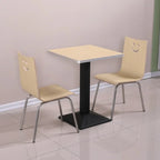 For Fast Food Restaurant Dining Table and Chair Set for Breakfast Snack Burger Milk Tea Shop High End Catering Staff Canteen