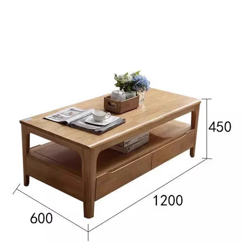 Writing Decoration Coffee Table Wood Luxury Bedroom Designer Side Table Drawers Standing Mesas Bajas Living Room Furniture