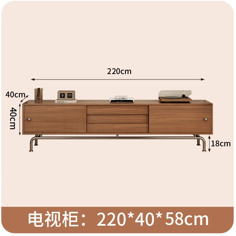 Modern Simple Tv Console Cabinet Elegant Style Personality Simple Tv Stands Boho Decoration Fernsehschrank Living Room Furniture