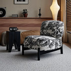 Modern Minimalist Accent Chair Cream Style Single Sofa Chair Luxury Lounge Armchair for Living Room Balcony Bedroom Decor