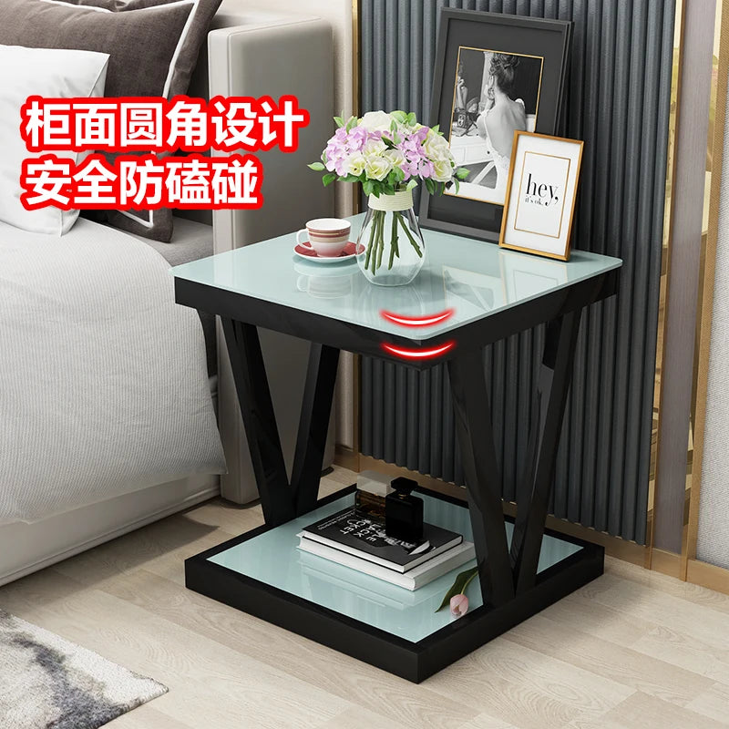 Mid Century Modern Bedroom Bedside Table Unique Organizer Comfortable Low Nightstand Decor Mini Muebles Garden Furniture Sets