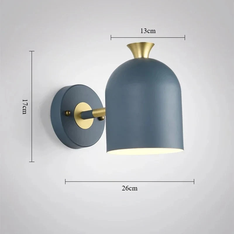Nordic Minimalist Modern Children'S Room Bedroom Wall Lamp Creative Bedside Lamp Living Room Wall Stair Lamp