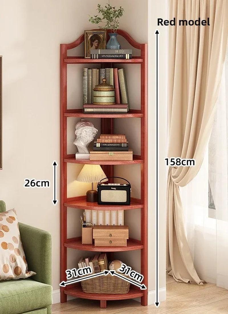 Household Goods Corner Cabinet Triangle Corner Cabinet Indoor Shelf Shelf Living Room Floor Locker Modern Simple Storage Rack