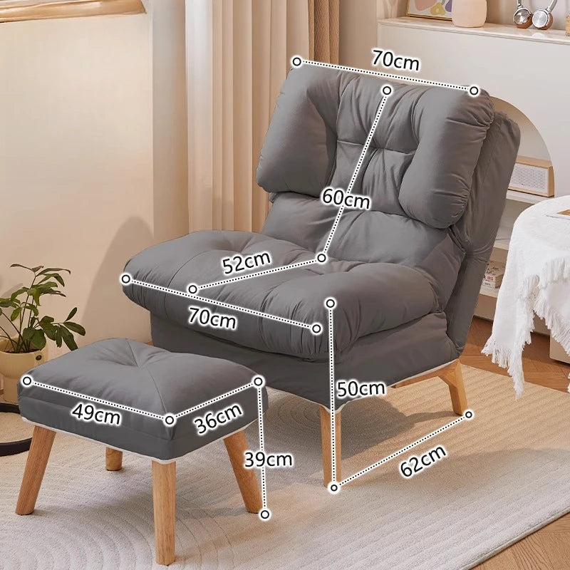 Light Luxury Comfortable Durable Single Sofa Chair Casual Minimalist Nordic Living Room Chair Hermoso Y Elegante Home Furniture