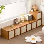 Storage Cabinet for Balcony Bay Window,Tatami Organization Shelf, Space-Saving Floor Cabinet for Home,Minimalist Utility Cabinet