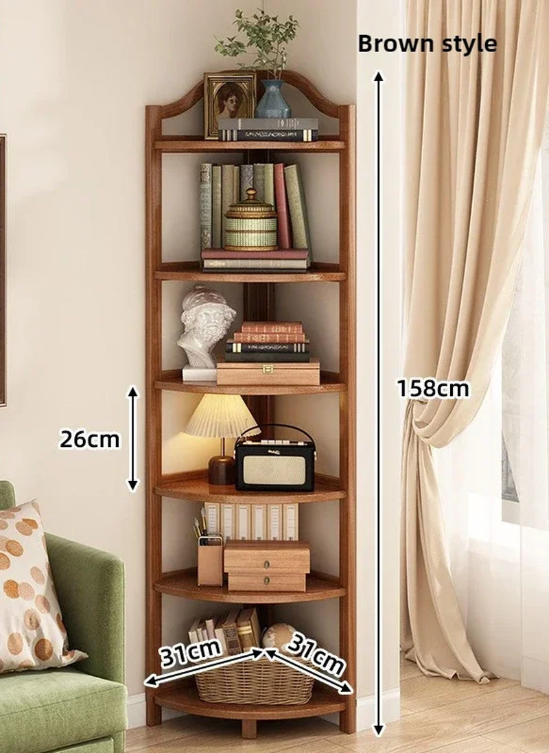 Household Goods Corner Cabinet Triangle Corner Cabinet Indoor Shelf Shelf Living Room Floor Locker Modern Simple Storage Rack