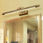 Cosmetic Mirror Retro Lamp 500Mm 8W LED European Makeup Light Vanity Bathroom Wall Lights Bronze Cabinet Lighting Decoration
