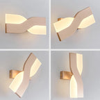 Nordic Simple LED Wall Lamp Modern Bedroom Bedside Adjustable Rotatable Lights Living Room Porch Wall Lamps Decor Lighting