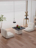 Nordic Tatami Table and Chair Set for Balcony and Bay Window Japanese Simple Design Wooden Coffee Table Home Furniture