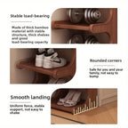Shoe Rack, Shoe Organizer, Multifunctional Storage Design, Sturdy and Durable, Suitable for Bedroom, Dormitory, Home