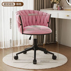 Office Chair, Swivel Desk Chair , Stylish Seating for Home Office, Vanity & Modern Glam Workspace Decor