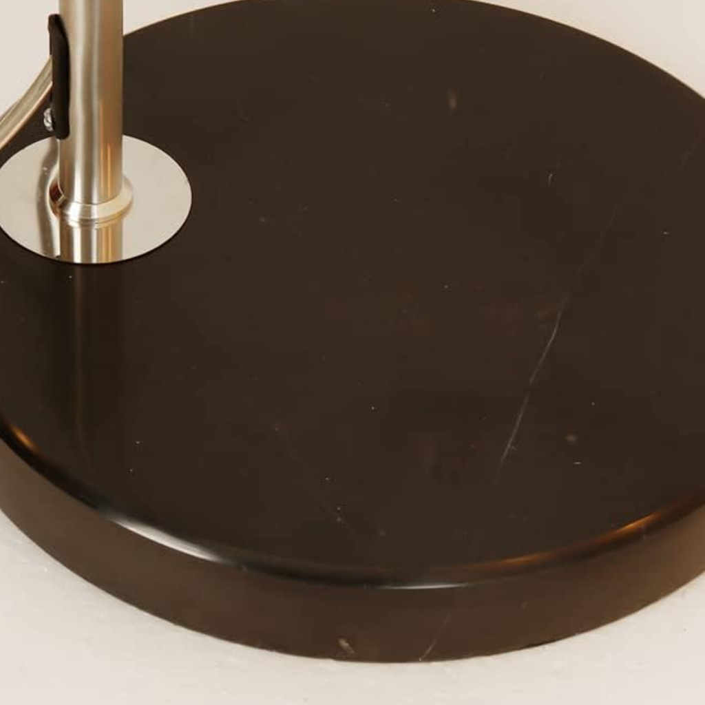 Close-up of the floor lamp base