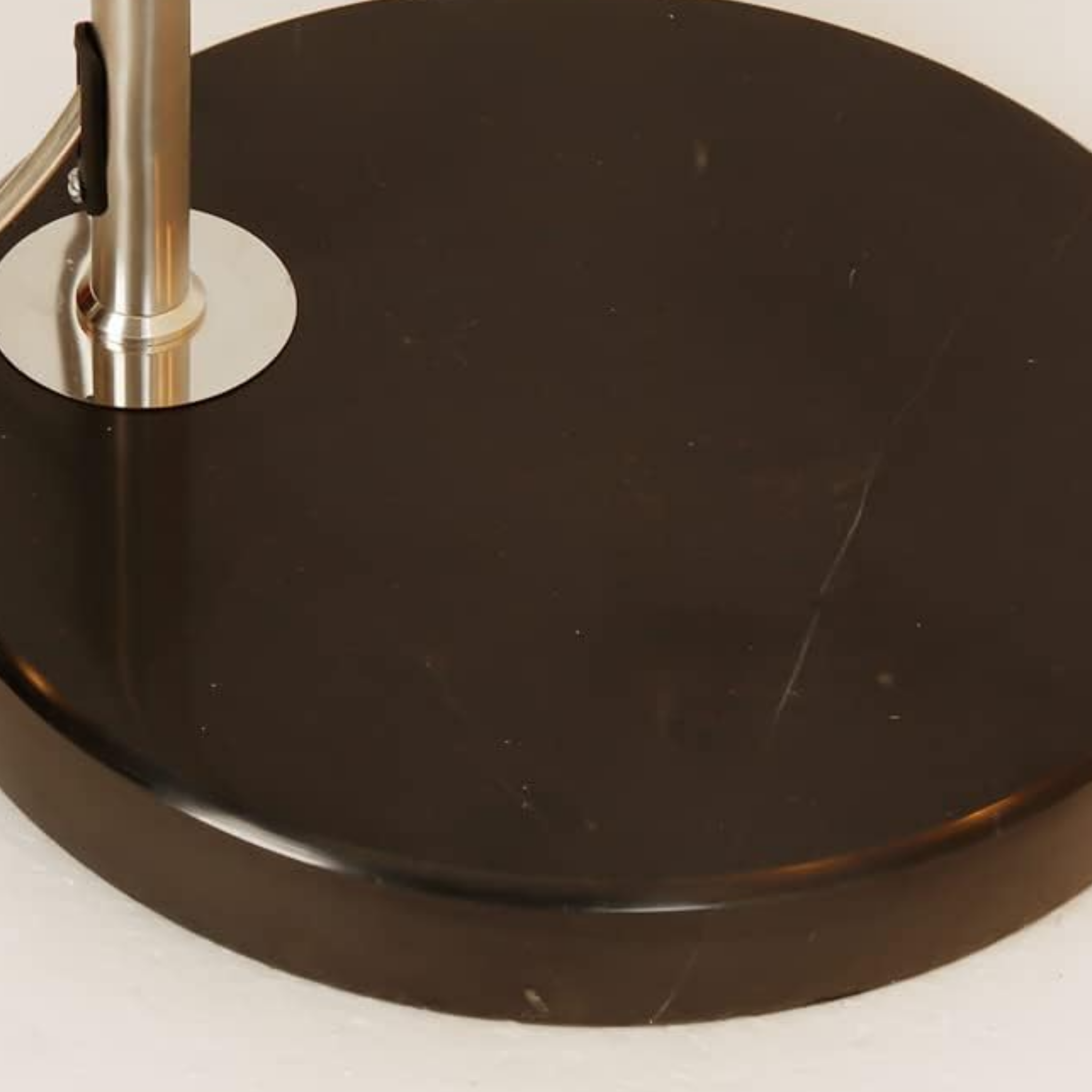 Close-up of the floor lamp base