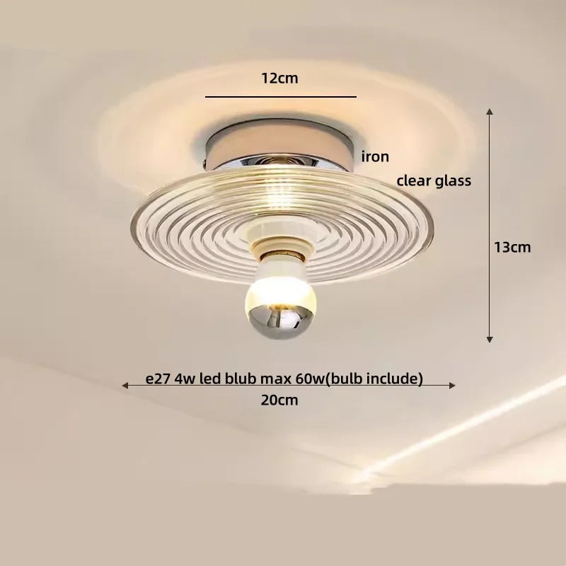 Flush Mount LED Ceiling Light Fixture Bathroom Kitchen Bedroom White Peace Dove Copper Tiffany Glass Plafond Lamp Lamparas