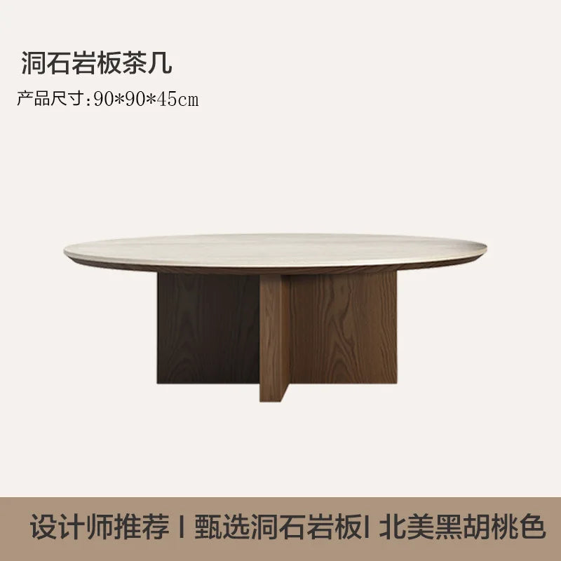 Office Indoor Coffee Tables round Beige Balcon Apartment White Coffee Tables Center Nordic Wood Tavolino Da Salotto Furniture