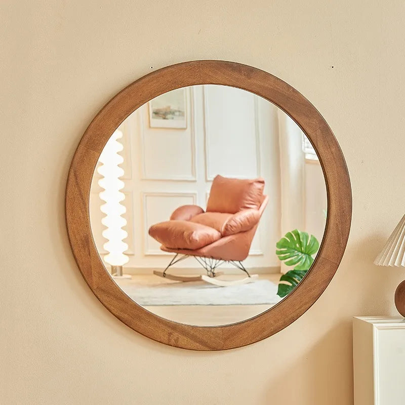 Design round Flexible Decorative Mirrors Modern Cheap Bedside Decorative Mirrors Living Room Espejos Para Pared Home Decor