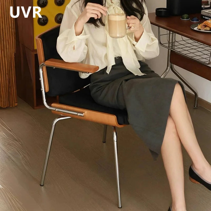 Restaurant Chairs Light Luxury Household Kitchen Backrest Chair Balcony Leisure Makeup Stool Single Sofa Chair Hotel Chair