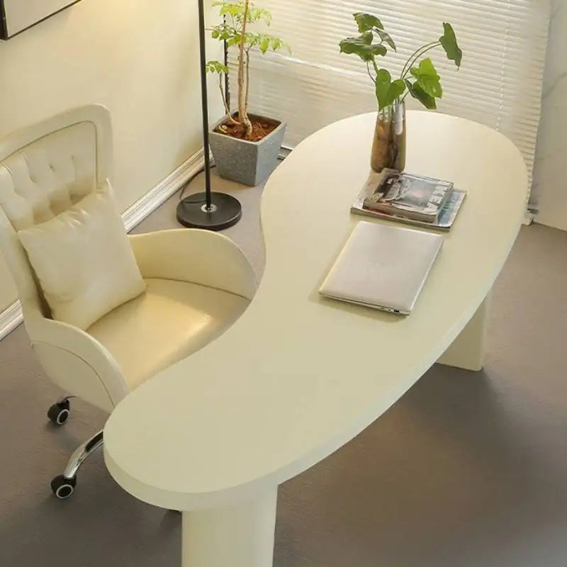 Asthetic Designer Executive Desk White Black Big Laptop Gaming Executive Desk Table Computer Mesa De Escritorio Office Furniture