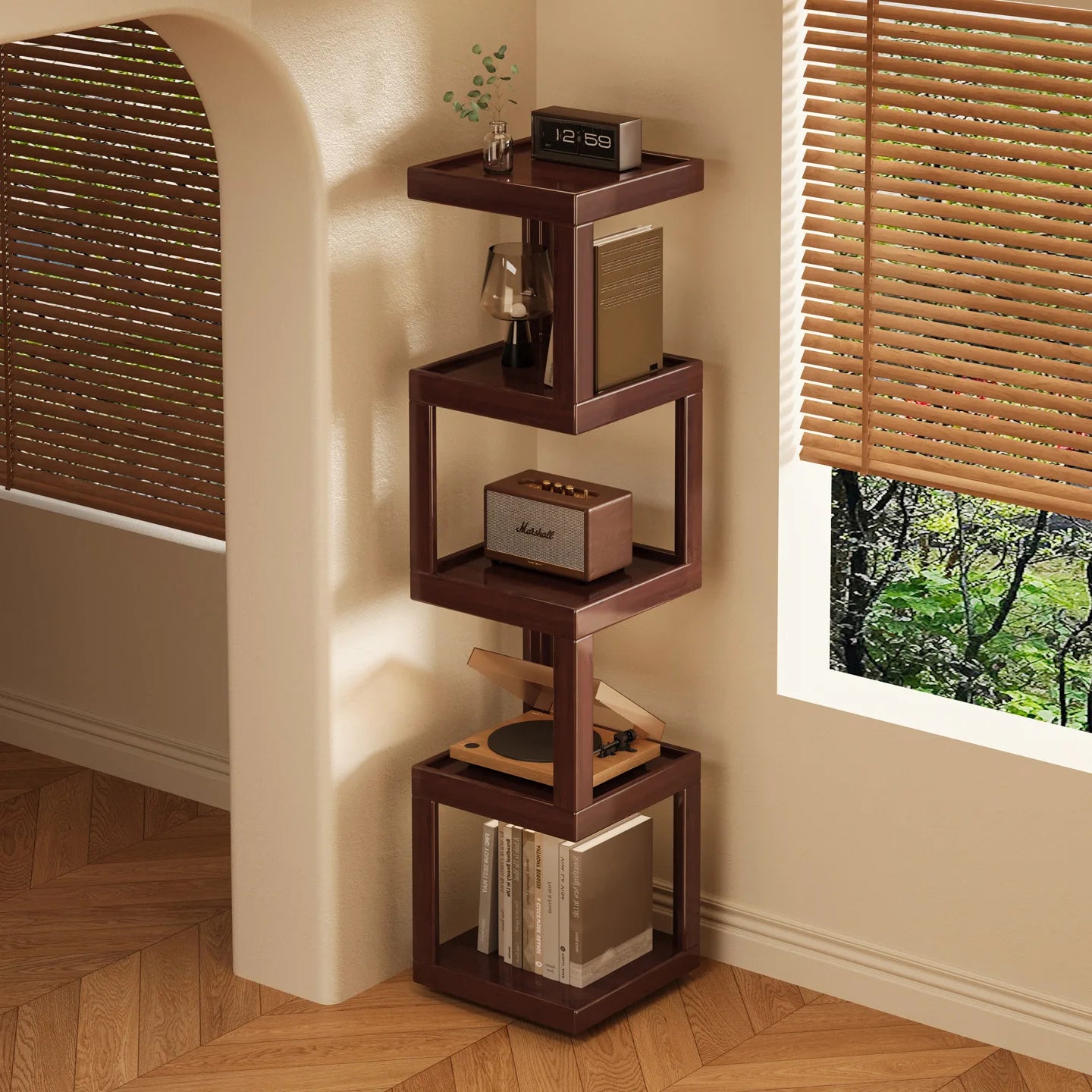Modern Nightstands Corner Living Room Cabinets Shelf Display Bedroom Living Room Cabinets Corner Bookshelf Book Shelf Furniture