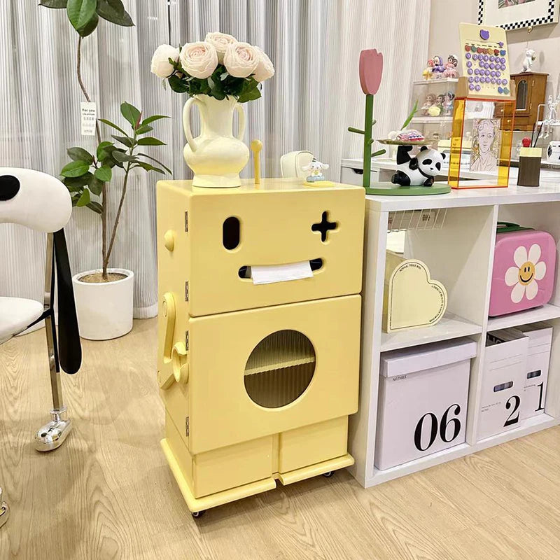 Modern Nordic Bedside Table Unique Trendy Beauty Elegant Nightstand Table Storage Luxury Mesitas De Noche Bedroom Furniture