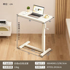 .Lifting Computer Desk Mobile Desk with Wheel Ideal for Home Learning Adjustable Gamer Desk for Adults