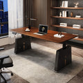 Nordic Solid Wood Smart Electric Desk Frame Multifunctional Office Computer Desk Writing Home Study Table Dual-Motor Desk FYCD