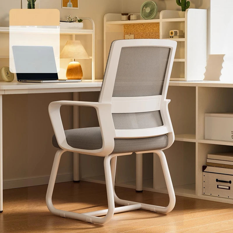 Ergonomic Computer Chair Daily Home Soft Cushion Chair Mesh Breathable Backrest Comfortable Office Computer Learning Chair
