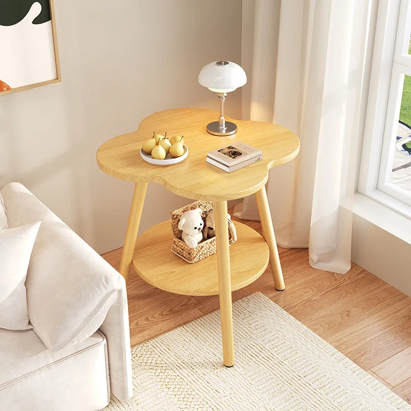 Side Table, Leisure Balcony, Small Table, Modern and Simple Living Room, Small Coffee Table, Bedside Storage