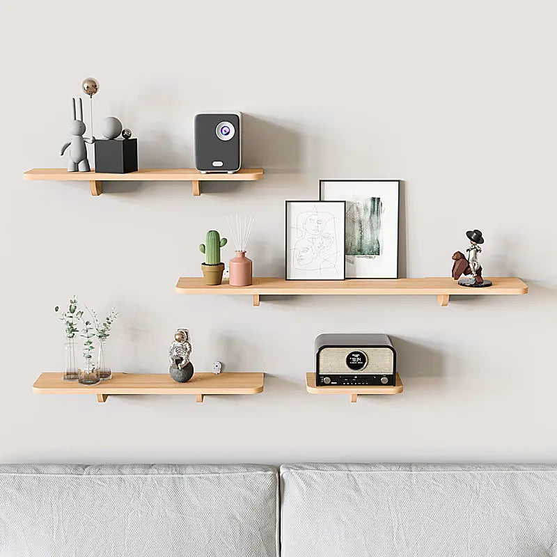 Solid Wood Wall Shelf for Books Kitchen Wall Organizer Stand Partition Wall Dividers Flower Pot Holder Home Decor Storage Rack