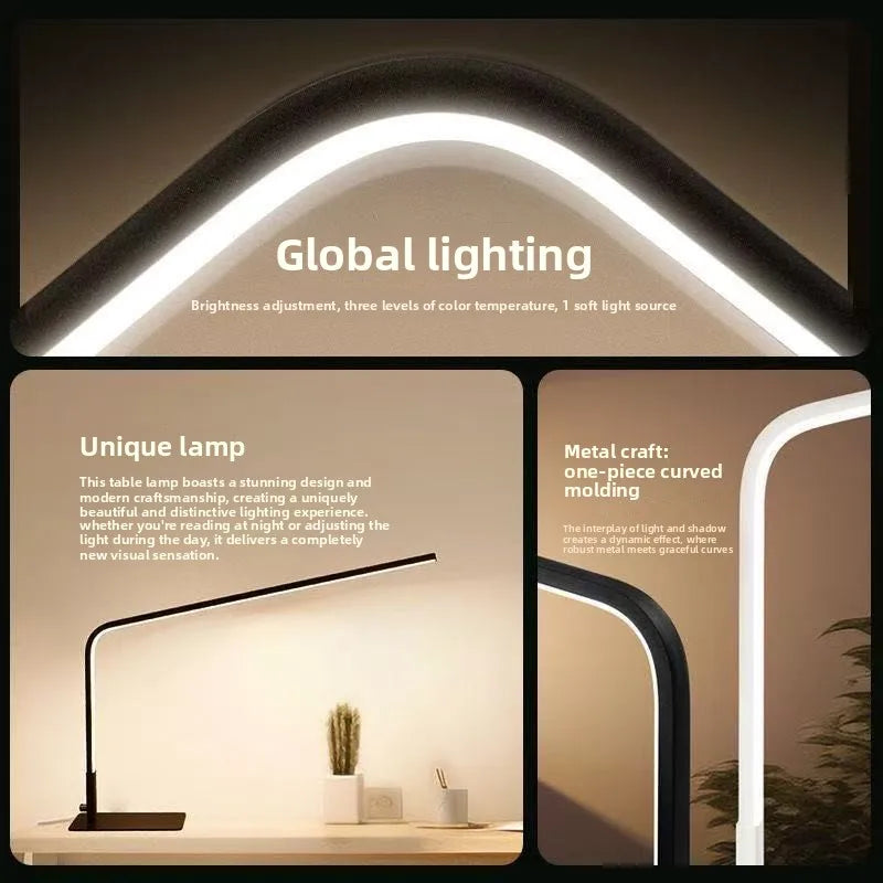 Eye Protection Nordic Modern Simple Bedroom Decorative Table Lamp
