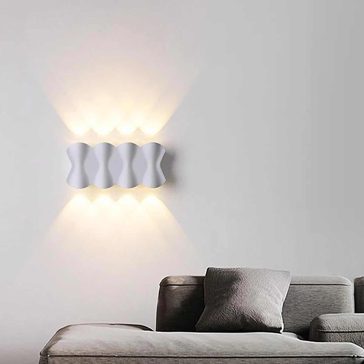 Outdoor Waterproof Wall Light AC220V Aluminum Wall Washer Creative Sconce for Living Room Bedroom Bedside